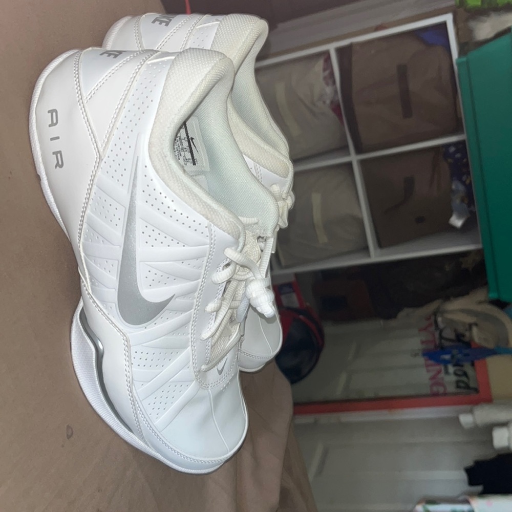 White Nike shoes